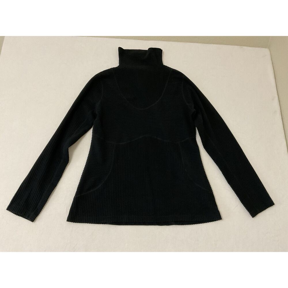 Nike Pro Black Women's Large Hyperwarm Training Shirt Turtleneck BV5558-010